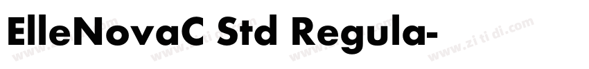 ElleNovaC Std Regula字体转换